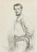 RÉGNAULT Henri Portrait D'edouard-théophile Blanchard RÉGNAULT Henri Portrait D'edouard-théophile Blanchard