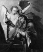 RAAB Ignaz Joseph Der Hl. Johannes Nepomuk Vor Dem Kreuz Betend. Neben Ihm Ein Engel. RAAB Ignaz Joseph Der Hl. Johannes Nepomuk Vor Dem Kreuz Betend. Neben Ihm Ein Engel.