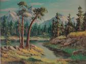 RAADE W.M. Canadian Mountain Landscape RAADE W.M. Canadian Mountain Landscape