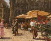 RABES Max Friedrich Blumenmarkt In Brüssel RABES Max Friedrich Blumenmarkt In Brüssel
