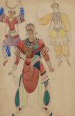 RABINOVICH Isaac M. Two Costume Designs For Orientals RABINOVICH Isaac M. Two Costume Designs For Orientals