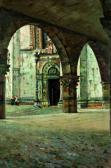 RABIOGLIO Domenico La Porta Della Rana E Il Portico Del Broletto Del Duomo Di Como RABIOGLIO Domenico La Porta Della Rana E Il Portico Del Broletto Del Duomo Di Como