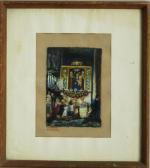 RADAELLI Vittorio Interno Di Chiesa Con Figure RADAELLI Vittorio Interno Di Chiesa Con Figure