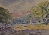RADUCAN Teodor Peisaj În Fințești/ Landscape At Fințești RADUCAN Teodor Peisaj În Fințești/ Landscape At Fințești