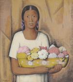 RAMOS MARTINEZ Alfredo India Con Flores RAMOS MARTINEZ Alfredo India Con Flores
