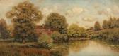 RANDELL t.c. Country House On Pond RANDELL t.c. Country House On Pond