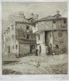 RANZENHOFER Emil Street Of Italian Town RANZENHOFER Emil Street Of Italian Town