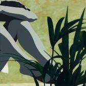 RASMUSSEN Erik Composition With Woman's Legs And Plant RASMUSSEN Erik Composition With Woman's Legs And Plant