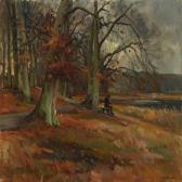 RASMUSSEN Martin S. Autumn Forest With Lake RASMUSSEN Martin S. Autumn Forest With Lake