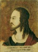 RATGEB Jerg Vera Icon. Christi Antlitz Im Profil Nach Links. Darunter Eine Lateinische Inschrift, Die Übersetzt Lautet: "was Jesu Antlitz Göttliches Zeigt - Davon Hier Das Abbild". RATGEB Jerg Vera Icon. Christi Antlitz Im Profil Nach Links. Darunter Eine Lateinische Inschrift, Die Übersetzt Lautet: "was Jesu Antlitz Göttliches Zeigt - Davon Hier Das Abbild".