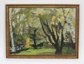 RATH Hildegard Garden In Spring, Landscape Of Trees RATH Hildegard Garden In Spring, Landscape Of Trees