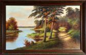 RAU Richard Herbstliche Seelandschaft RAU Richard Herbstliche Seelandschaft
