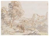RAUCH DE MILAN Johann Nepomuk Landscape With Grazing Cows RAUCH DE MILAN Johann Nepomuk Landscape With Grazing Cows
