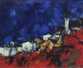 RAZA Sayed Haider Untitled (hillside Village) RAZA Sayed Haider Untitled (hillside Village)