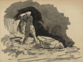 REDON Odilon Ève Plaignant La Mort D'abel REDON Odilon Ève Plaignant La Mort D'abel