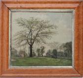 REID V. Landscape With Trees And Houses REID V. Landscape With Trees And Houses