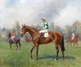 REILLE Karl, Baron Portrait De Sica Boy Et Son Jockey REILLE Karl, Baron Portrait De Sica Boy Et Son Jockey