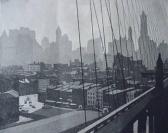 REIMER L. ''new York Towers From The Brooklyn Br REIMER L. ''new York Towers From The Brooklyn Br