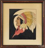 REINER Portrait Of A Native American REINER Portrait Of A Native American