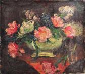 REINER Fritz Impressionistisches Blumenstillleben REINER Fritz Impressionistisches Blumenstillleben