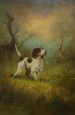 REINHARDT K A Gun Dog In Landscape REINHARDT K A Gun Dog In Landscape