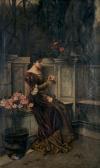 REINHARDT Louis, Ludwig Lady With Roses REINHARDT Louis, Ludwig Lady With Roses