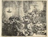 REMBRANDT Expulsão Dos Vendilhões Do Templo REMBRANDT Expulsão Dos Vendilhões Do Templo