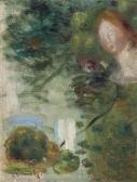 RENOIR Auguste Paysage Et Tête De Femme RENOIR Auguste Paysage Et Tête De Femme