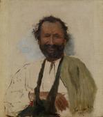 REPIN Il ia Efimovich Portrait Of A Man With His Arm In A Sling REPIN Il ia Efimovich Portrait Of A Man With His Arm In A Sling