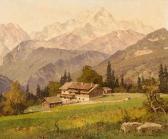 RETZLAFF Ernst Carl Walter Alpine Landscape RETZLAFF Ernst Carl Walter Alpine Landscape