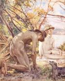 REYNOLDS Frederick George Ohne Titel (jünglinge Am See) REYNOLDS Frederick George Ohne Titel (jünglinge Am See)