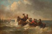 REYNTJENS Henricus Engelbert Personen In Einem Ruderboot. REYNTJENS Henricus Engelbert Personen In Einem Ruderboot.