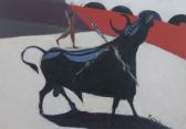 RIBAK Louis Bullfighting Scene RIBAK Louis Bullfighting Scene