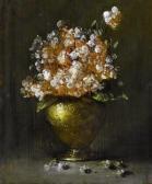 RIBOT Germain Theodore Flowers Ina Vase. RIBOT Germain Theodore Flowers Ina Vase.
