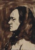 RIBOT Theodule Augustin Etude De Femme De Profil RIBOT Theodule Augustin Etude De Femme De Profil