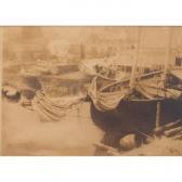 RICE William Seltzer Harbor Scene RICE William Seltzer Harbor Scene