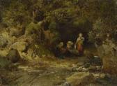 RICHARD Ernst Heinrich Rast Am Waldbach. RICHARD Ernst Heinrich Rast Am Waldbach.