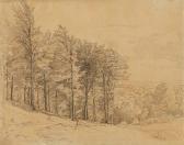 RICHTER Robert Ludwig A Wooded Landscape RICHTER Robert Ludwig A Wooded Landscape