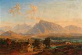RICHTER Théodore Salzburg With The Untersberg In The Distance RICHTER Théodore Salzburg With The Untersberg In The Distance