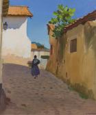 RIDER Arthur Grover Street In Taxco RIDER Arthur Grover Street In Taxco