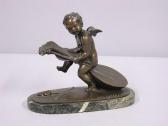 RIEDL Joseph Figure Of Cupid Riding A Mandolin RIEDL Joseph Figure Of Cupid Riding A Mandolin