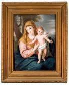 RIEDMAYER Francisco Javier Virgen Con El Niño RIEDMAYER Francisco Javier Virgen Con El Niño