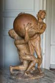 RIMONDI GIOVANNI ANTONIO Hercule Et Atlas Soutenant Le Globe RIMONDI GIOVANNI ANTONIO Hercule Et Atlas Soutenant Le Globe