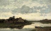 RIP Willem Cornelis Avond Stond Bij Hagen: Houses Along A River RIP Willem Cornelis Avond Stond Bij Hagen: Houses Along A River