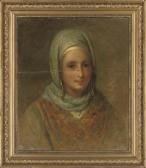 RIPPINGILLE Edward Villiers Portrait Of A Lady, Bust-length, In Oriental Dress RIPPINGILLE Edward Villiers Portrait Of A Lady, Bust-length, In Oriental Dress