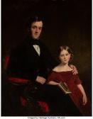 RITCHIE John L. Portrait Of Father And Daughter RITCHIE John L. Portrait Of Father And Daughter