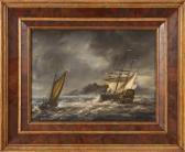 RITTER JAMES Marinha Com Barcos RITTER JAMES Marinha Com Barcos