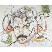 RIVERS Larry Art And The Artist Portrait And Painting Of Arshile Gorky RIVERS Larry Art And The Artist Portrait And Painting Of Arshile Gorky