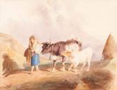 RIVIERE Henry Parsons Paesaggio Montuoso Con Fanciulla Che Reca Armenti Al Pascolo RIVIERE Henry Parsons Paesaggio Montuoso Con Fanciulla Che Reca Armenti Al Pascolo