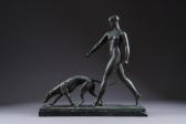 RIVOIRE Raymond Léon Artémis Ou Diane Au Lévrier RIVOIRE Raymond Léon Artémis Ou Diane Au Lévrier